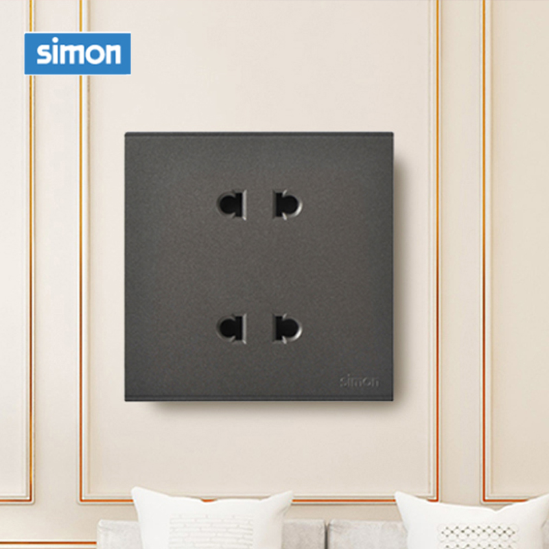 西蒙(simon) E6 插座开关插板86型开关插座面板 四孔插座高清大图