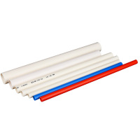 【规格：20mm 轻型（不可冷弯）100米】pvc穿线管 电子电工工具 家装电线管 电力防火阻燃绝缘 PVC阻燃穿线管