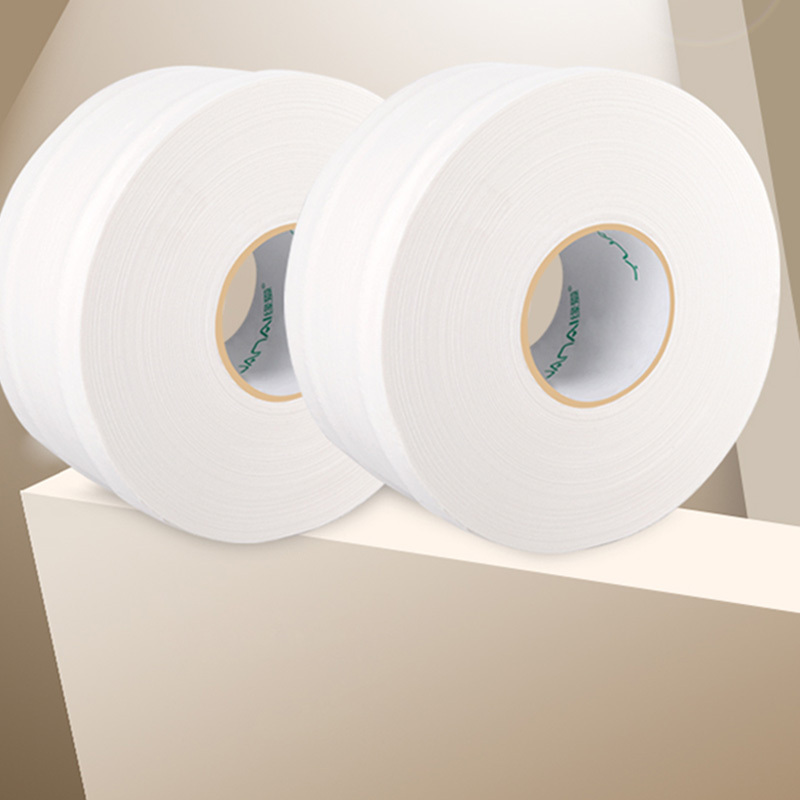 酒店卷筒纸大卷纸厕纸卫生间厕所大盘纸卫生纸家用手纸整箱12卷