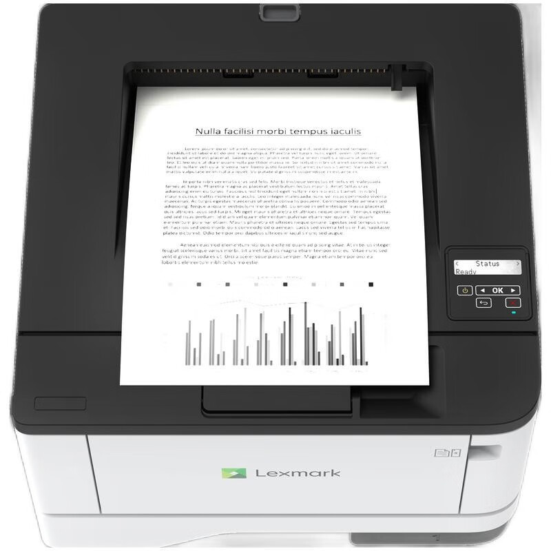 利盟(Lexmark)MS431 单色激光打印机 集成双面打印高清大图