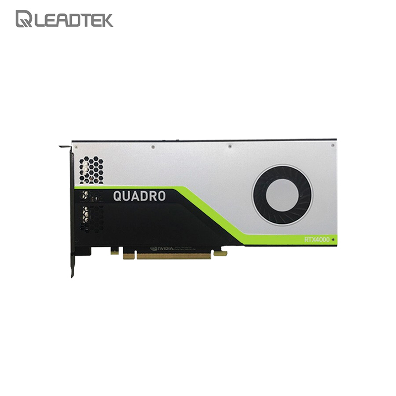丽台(LEADTEK)NVIDIA Quadro RTX4000 8G GDDR6 256bit/416GBps/CUDA核心2304 Turing架构/GPU图形显卡
