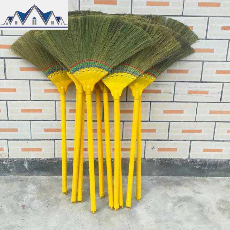 竹扫帚打扫扫地少吧 笤帚 家用短柄高粱结实公路老式工地清扫庭院 三维工匠