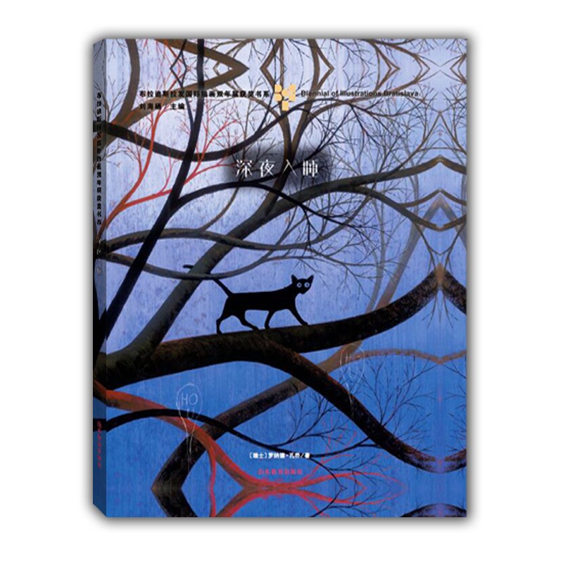 100个方块故事 [正版]布拉迪斯拉发国际插画双年展获奖书系灰姑娘蛛网家族伊索寓言神奇的大自然破洞的袜子黑铅笔和红铅笔儿高清大图