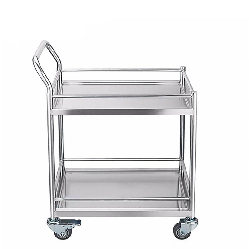 鑫睿辉 双层不锈钢手推车 600*450*850mm 台高清大图