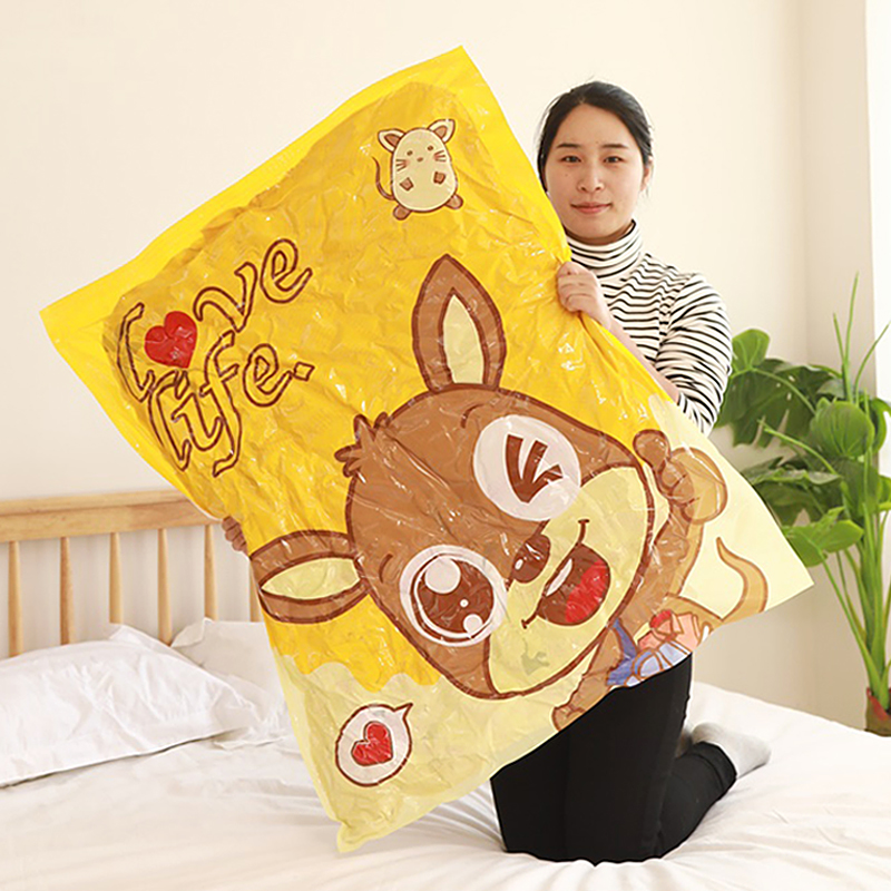 真空收纳袋空气压缩袋衣物被子整理袋家用装衣服棉被收纳密封袋子收纳袋 三维工匠高清大图