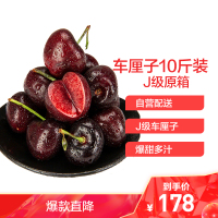 智利进口车厘子J级 5kg礼盒装 果径约26-28mm 新鲜水果礼盒