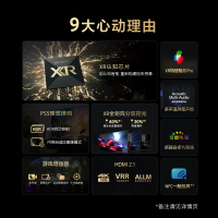 索尼(SONY)XR-85X90L 85英寸 游戏电视 4K 120Hz高刷 23年新款首发 背光分区 亮度提升