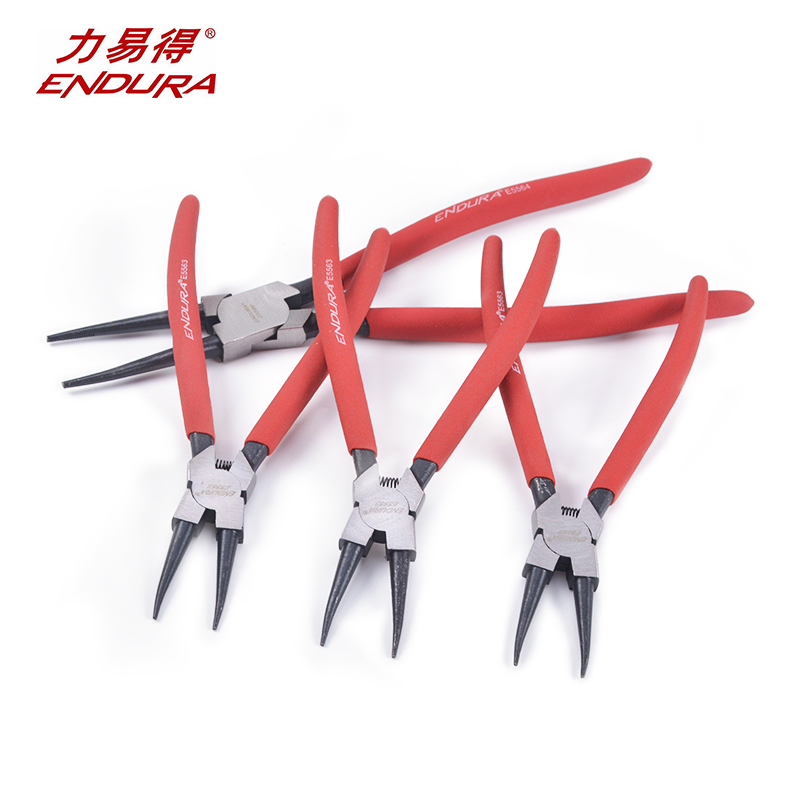 力易得(ENDURA)13寸穴用直口卡簧钳 日式卡簧钳 E5564 1把(货期3-5天)
