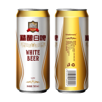 萃选精酿啤酒 12度白啤500ml*12听 德国进口原料整箱装