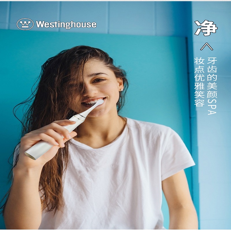 西屋(Westinghouse) 电动牙刷成人WT-503充电式情侣牙刷 软毛自动牙刷高清大图