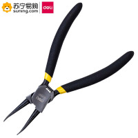 得力(deli) 40Cr内直卡簧钳7英寸 DL0341
