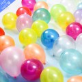 家柏饰(CORATED)浪漫婚礼气球10寸珠光生日用品婚房布置装饰道具乳胶气球100个装