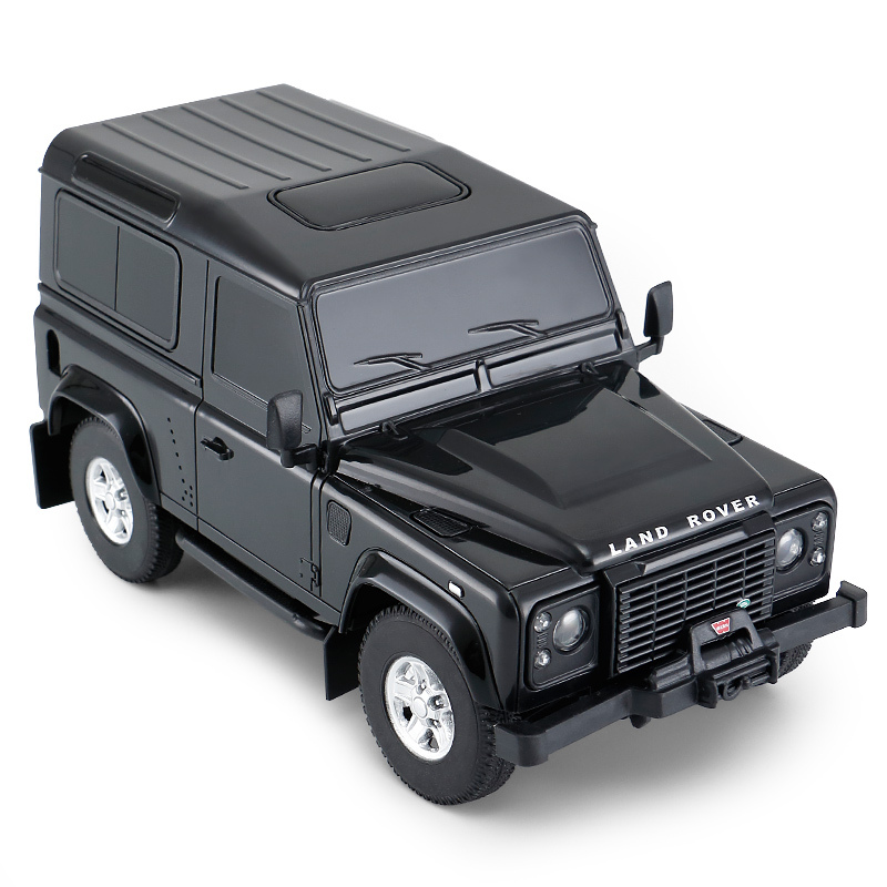 星辉rastar124路虎卫士遥控越野汽车儿童玩具电动遥控车模型78500黑色