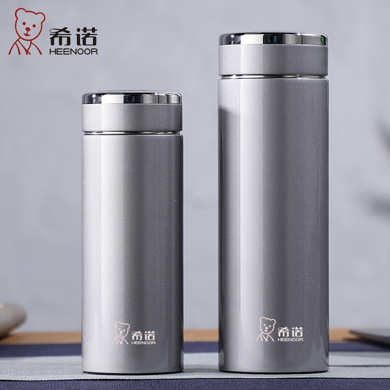 希诺(HEENOOR)大容量保温杯男女士滤网泡茶水杯西诺杯子