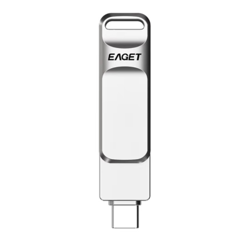忆捷(EAGET)CF20 256GB U盘Type-C USB3.0 双接口手机电脑多用旋转优盘金属 单位:个