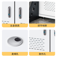 尔迈 机房操作台指挥调度台工控台中心控制监控桌 H系列三联