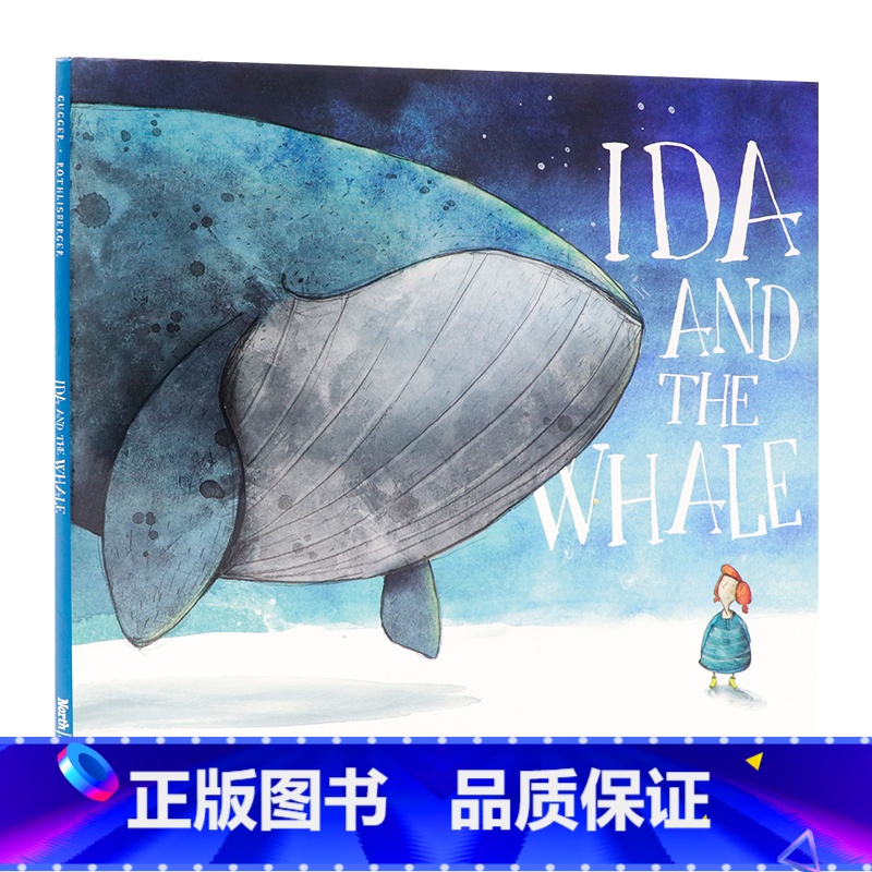 [正版]艾达和鲸鱼 英文原版进口 Ida and the Whale 想象力精装绘本 儿童艺术 4-8岁 Rebec