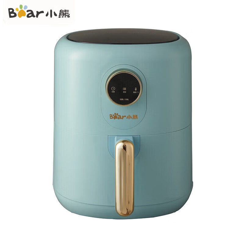 小熊(Bear)空气炸锅 QZG-B14E1 家用低脂轻食机 多功能电炸锅 一人食薯条机 3.5L