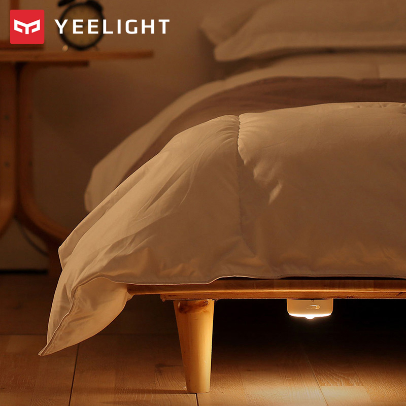 Yeelight夜灯充电感应夜灯智能小夜灯婴儿喂奶灯起夜灯卧室客厅智能人体感应灯可挂可贴可磁吸智能照明灯智能家居日用