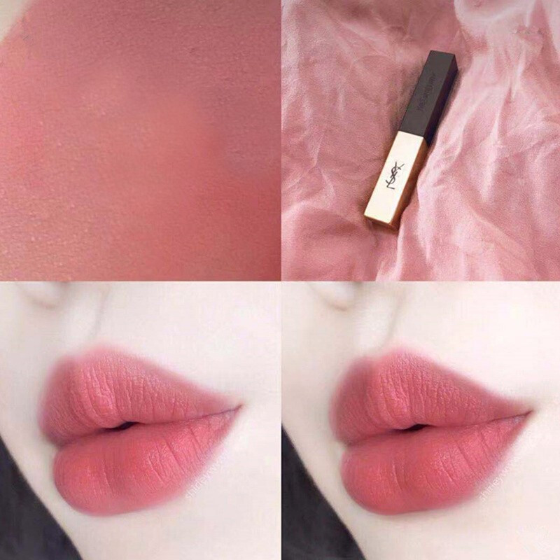圣罗兰（YSL）小金条2018新款细管方管口红哑光雾面唇膏2.2g持久显色 哑光细管小金条唇膏11号奶茶色