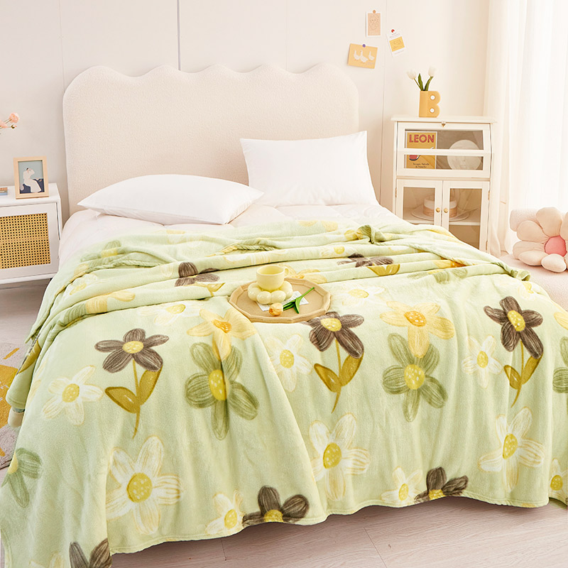 雅鹿绵柔温感毯高清大图