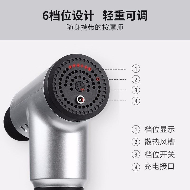 米狗（MEEE GOU） 枪筋膜按摩仪肌肉深层放松器按摩运动健身训练器材中老年人康复高频率震动高续航