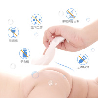 安织爱 新品 淘米水婴儿手口湿巾 80抽*5包