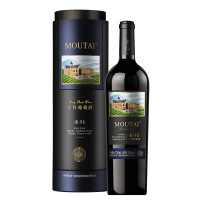 茅台(MOUTAI)新经典黑圆桶精品赤霞珠干红葡萄酒 13度750ml*6 整箱装