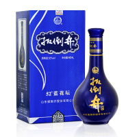 扳倒井 52度蓝花坛_480ml*6瓶白酒整箱装 纯粮酿造 配手提袋