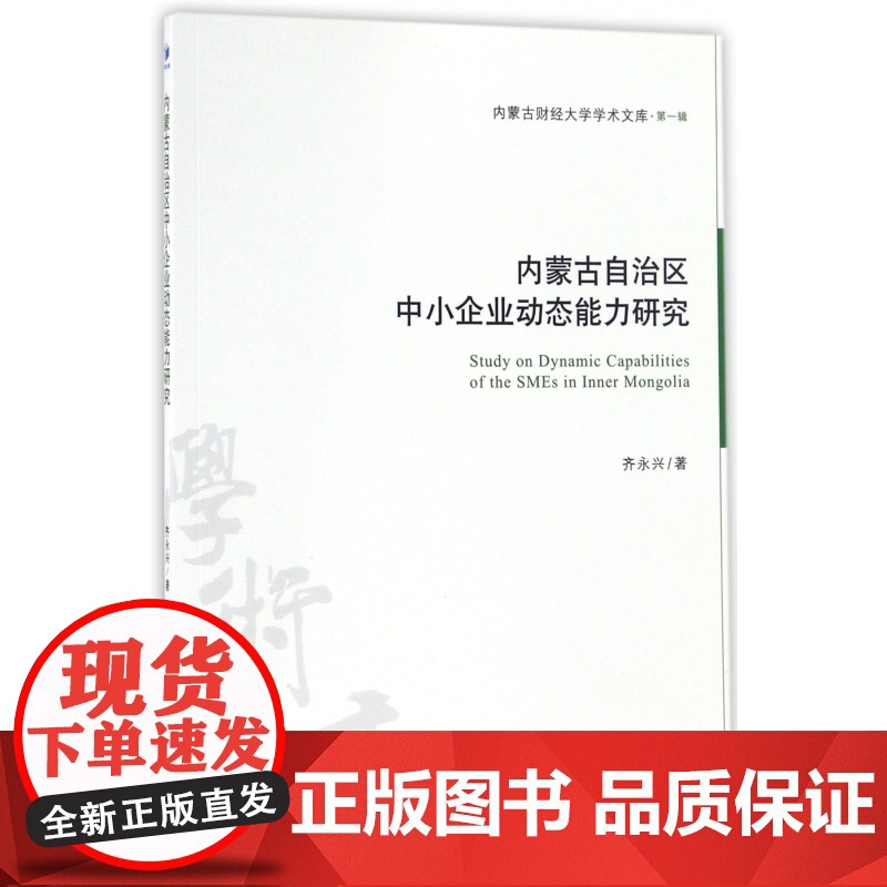内蒙古自治区中小企业动态能力研究/内蒙古财经大学学术文库高清大图