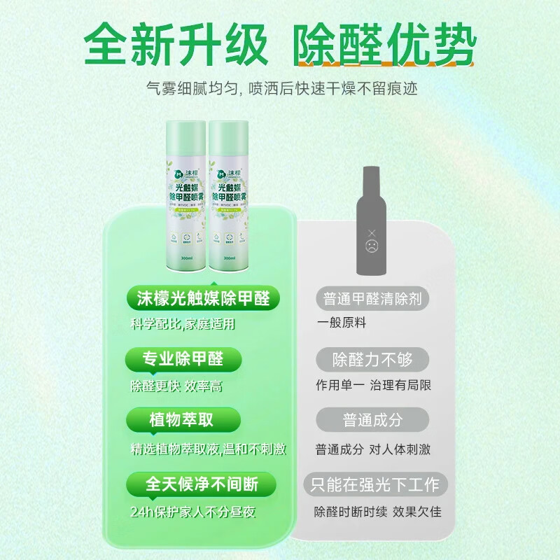 沫檬 光触媒除甲醛喷雾300ml高清大图