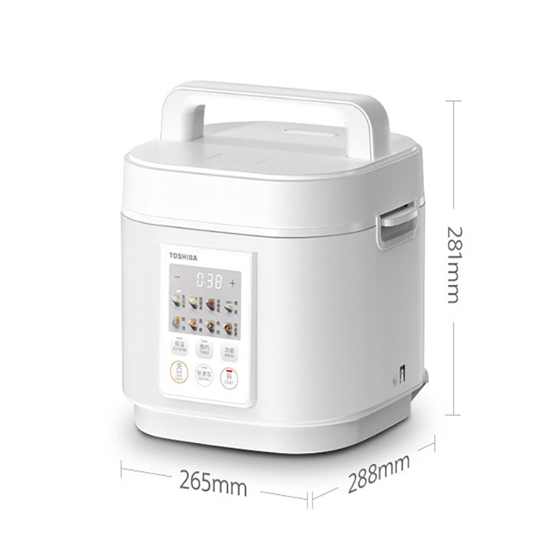 (顺丰发货)东芝(TOSHIBA)多功能智能电饭煲3L RC-10JSVC(W)白色