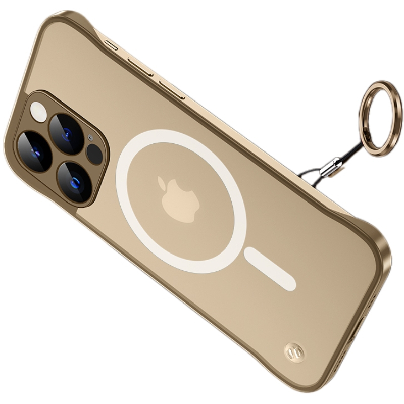 圣幻 苹果iPhone16promax手机壳16plus保护套16pro磨砂无边框壳防摔防滑