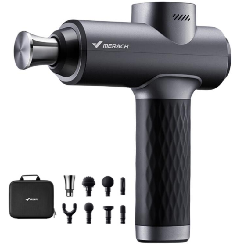 麦瑞克MERACH分体式智能筋膜枪4-8小时长效续航按键操作轻松舒缓四肢肌肉高清大图