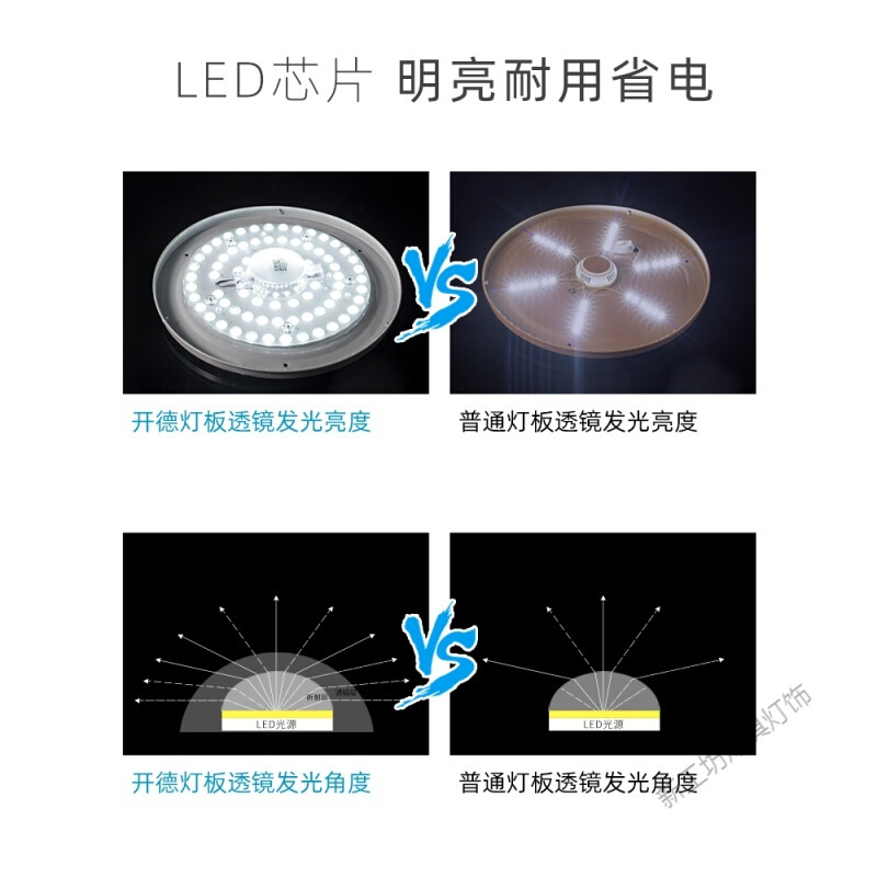 苏宁放心购 led吸顶灯灯板灯芯改造灯条灯盘圆形节能灯珠灯泡模组贴片家用