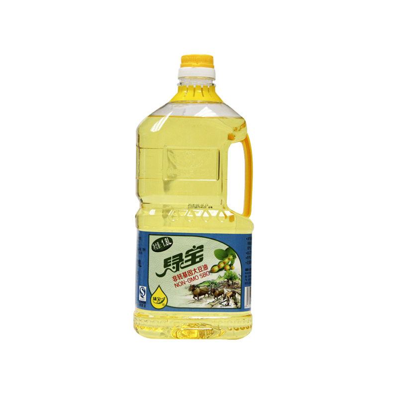 绿宝 非转基因 大豆油1.8L