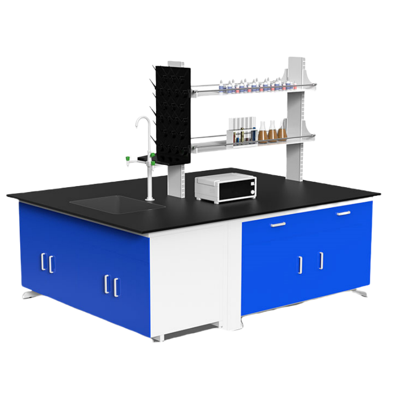 烁恒实验台钢木2m台高清大图