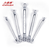 力易得（ENDURA）全抛光铬钒钢双头梅花扳手 10*12mm 货号E2435