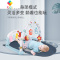 脚踏钢琴婴儿健身架器0-1岁3-6个月新生儿宝宝多功能脚踩益智玩具真智力 送蚊帐枕头 联网点播[充电遥控投影] 晨曦