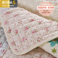 双层纱布水洗棉棉防滑沙发垫坐垫四季通用组合布艺沙发巾套罩 三维工匠