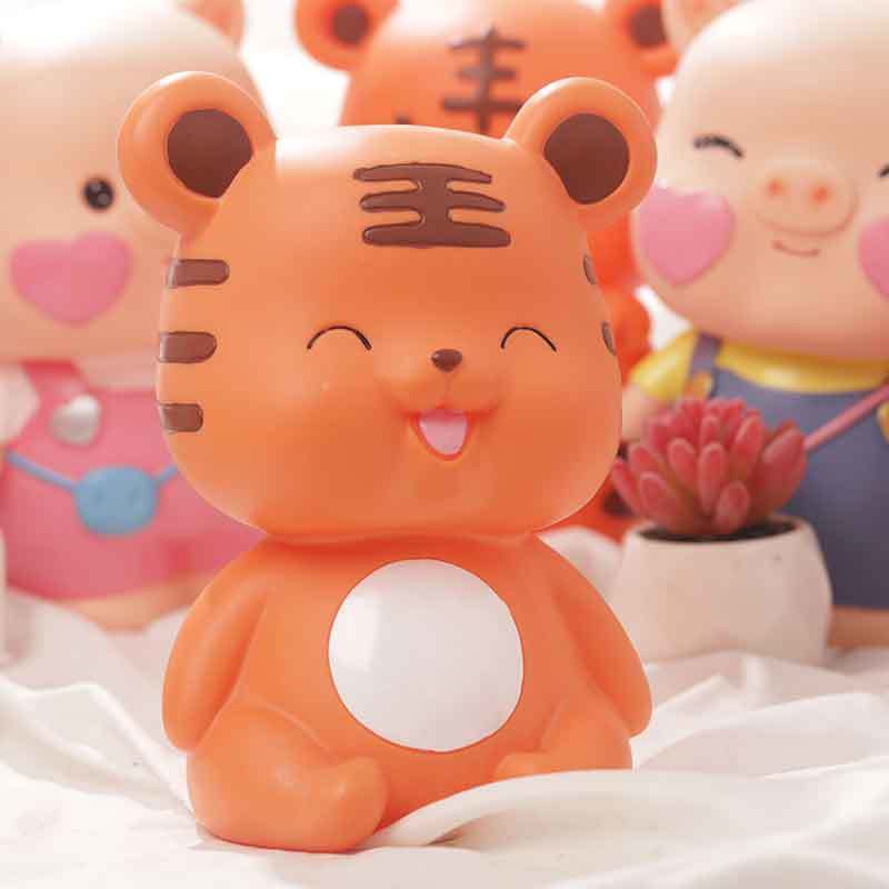 情侣礼物公仔储钱罐可进可出儿童玩具存钱罐可存可取成人存钱罐 小号