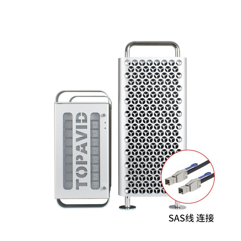拓普(TOPAVID) T8SS 8盘 磁盘阵列 4K影视非编磁盘阵列 每秒1500MB传输速度 标配