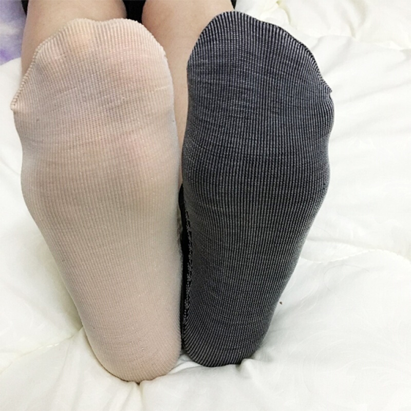 短袜丝袜女春夏季加棉底天鹅绒中筒防滑对对袜子黑色肉色中厚款黑色均码