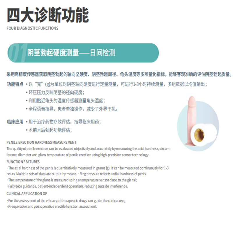 伟力医疗 阴茎勃起多参数定量分析仪WLYY-2009型(含:夜间阴茎勃起监测,VR视觉眼镜)