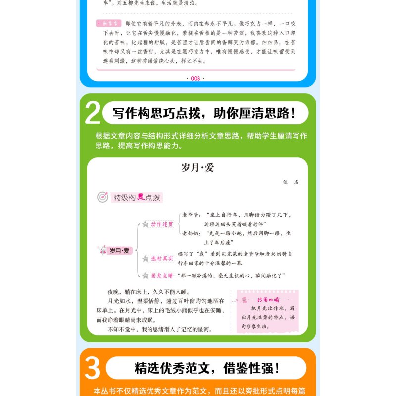 初中分类作文 [正版]作文特技教师教你写初中记叙文议论文满分作文分类作文中考满分作文各类题型作文辅导构思点拨课后笔记写作