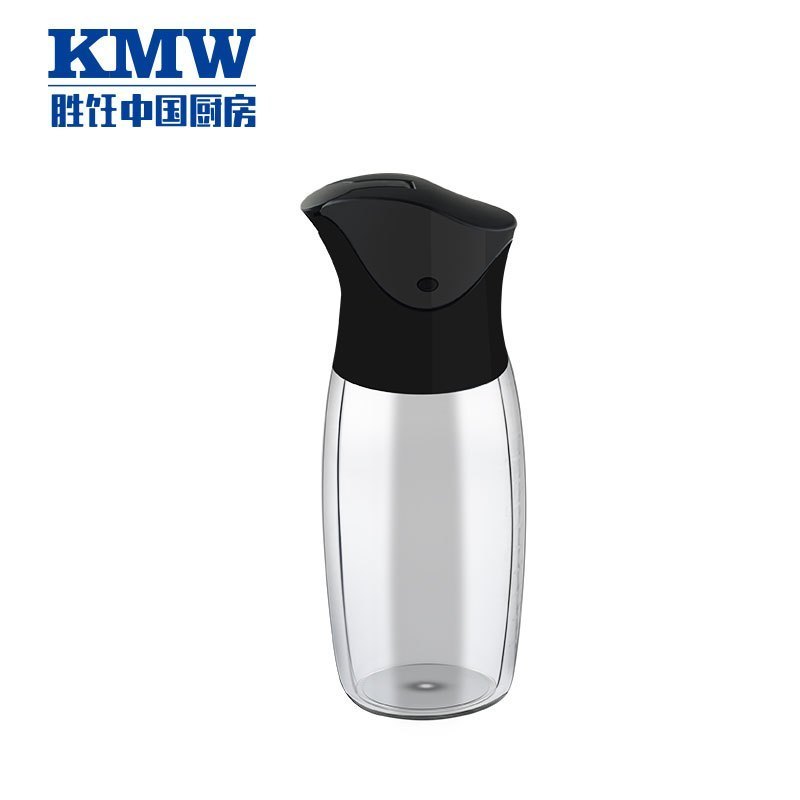 KMW天工玻璃油瓶套装Gtoolsyh0047自动开合无孔盖装油壶400ml+250ml防漏油酱油瓶醋瓶调料瓶调味瓶罐