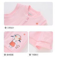 [1件3.5折]铅笔俱乐部童装秋装女童马甲儿童针织背心小宝宝双层上衣