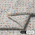 小香风布料 服装面料裙子名媛毛呢粗花呢马甲外套布料diy手工衣服 炫彩白色