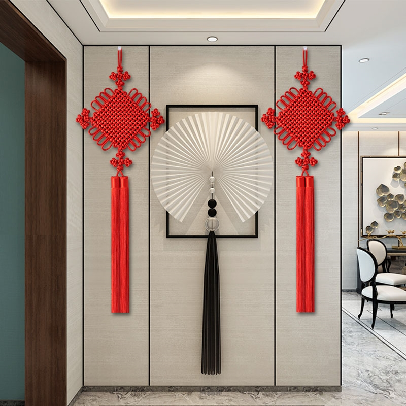 古达中国结挂件客厅装饰电视背景墙玄关入户门挂饰新中式玄关过年礼品