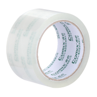 齐心 JP5506-6 普透封箱胶带 55mm*60y 6卷/筒 透明